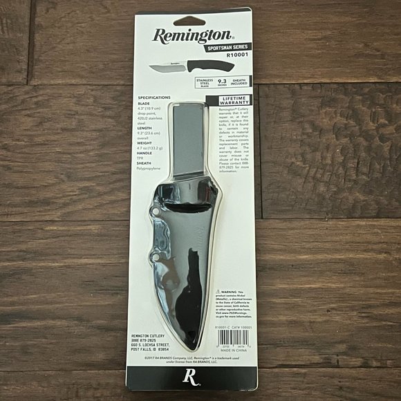 Remington Sportsman R10001 Fixed 4.3" Drop Point Blade Knife $30 - Picture 7 of 13